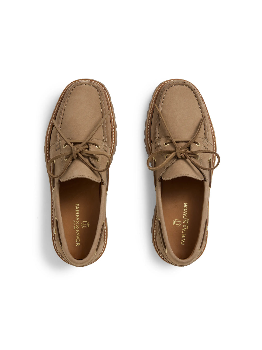 Aldeburgh Deck Shoe - Fawn Nubuck - Shoes