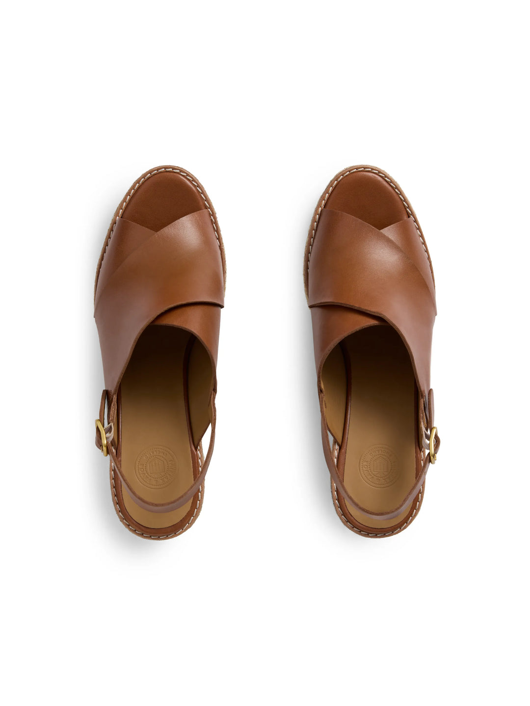 Morella Wedge - Tan Leather - Sandals