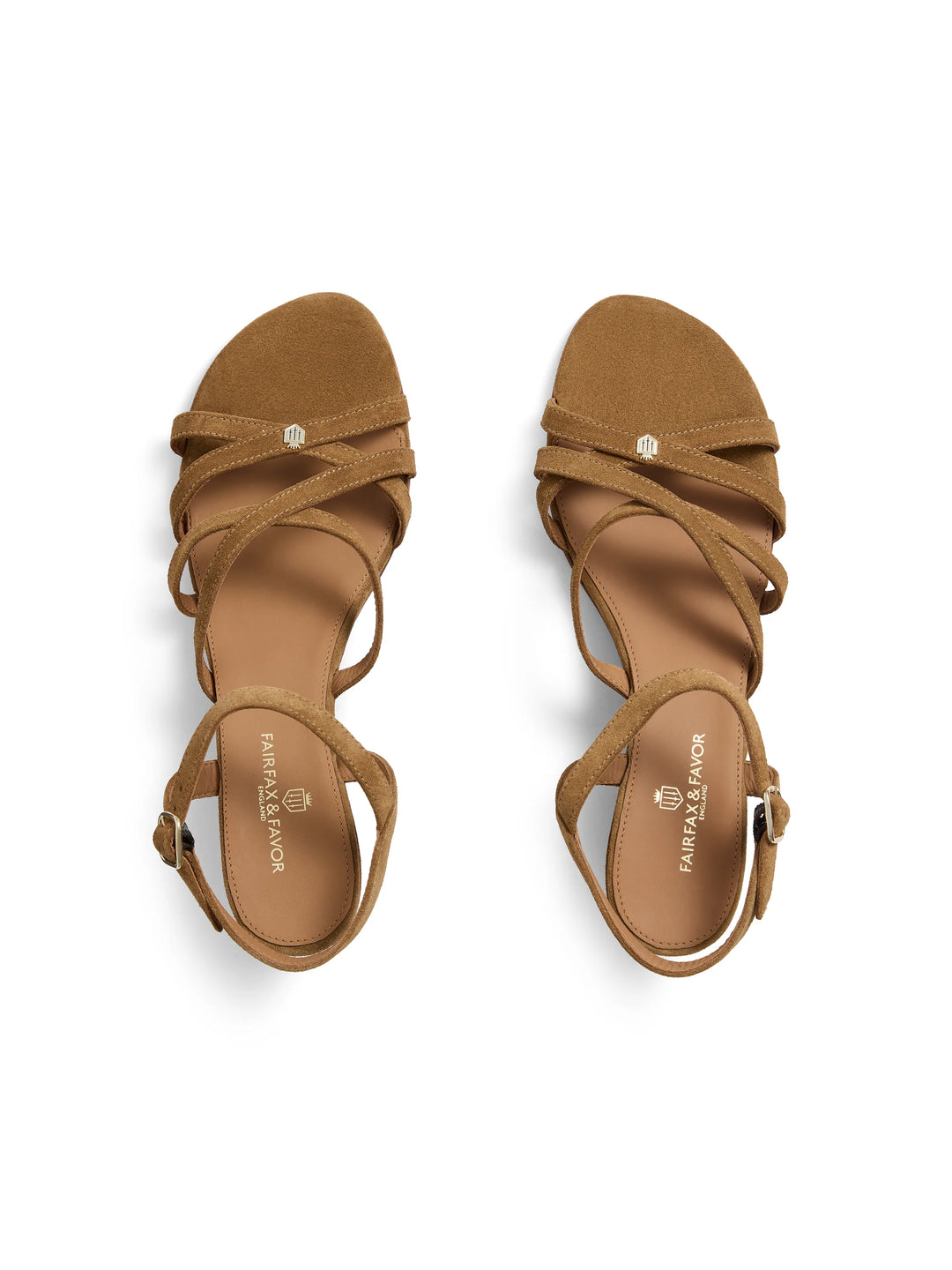 St Ives Wedge - Tan Suede - Sandals