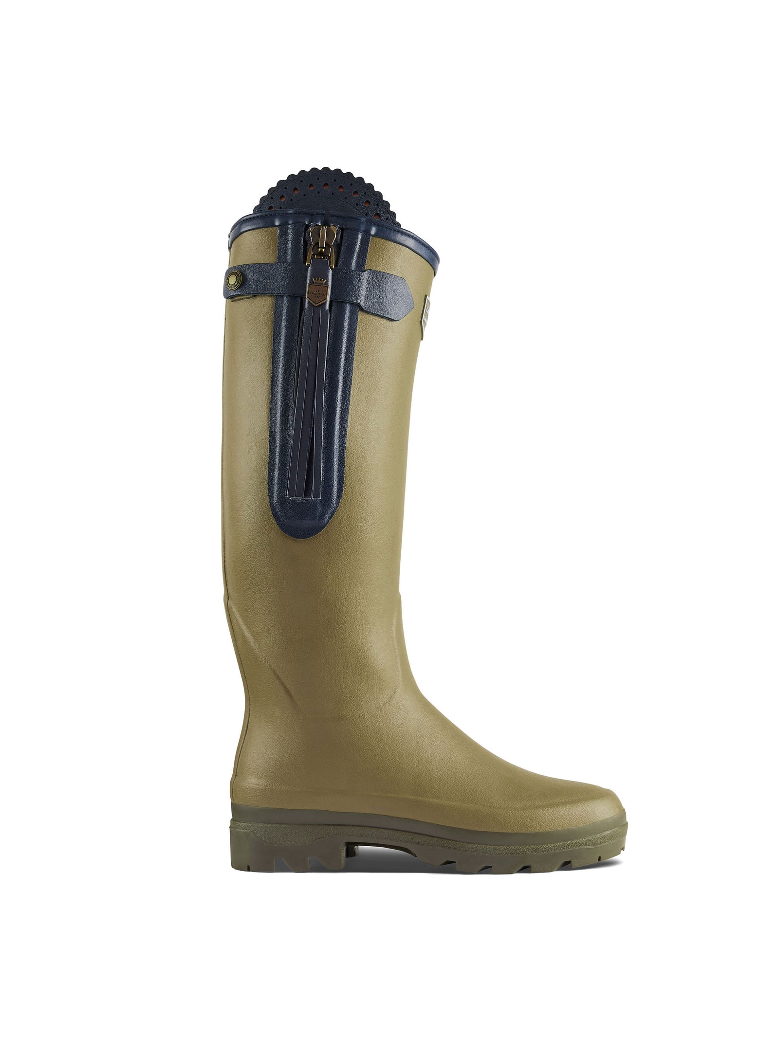 LAlliance Neoprene Lined Wellington Boot Vert Vierzon