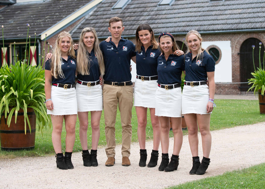 July 2019: The NAF British Junior squad completed the European Championship in Maarsbergen, five clear rounds, an individual silver and team silver.