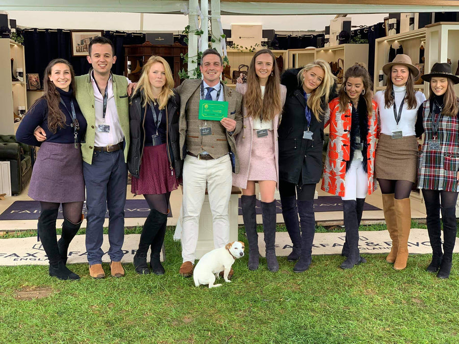 May 2018: First Prize for the Fairfax & Favor stand at Badminton