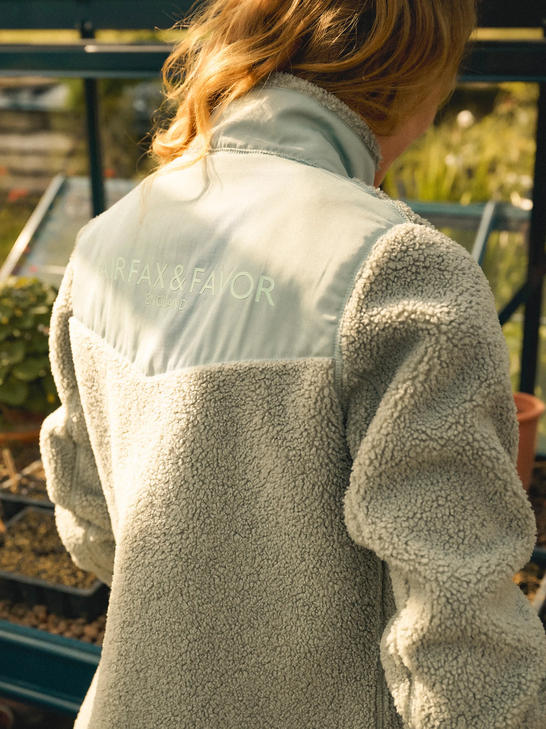 Agnes Fleece Jacket - Pistachio - Jackets