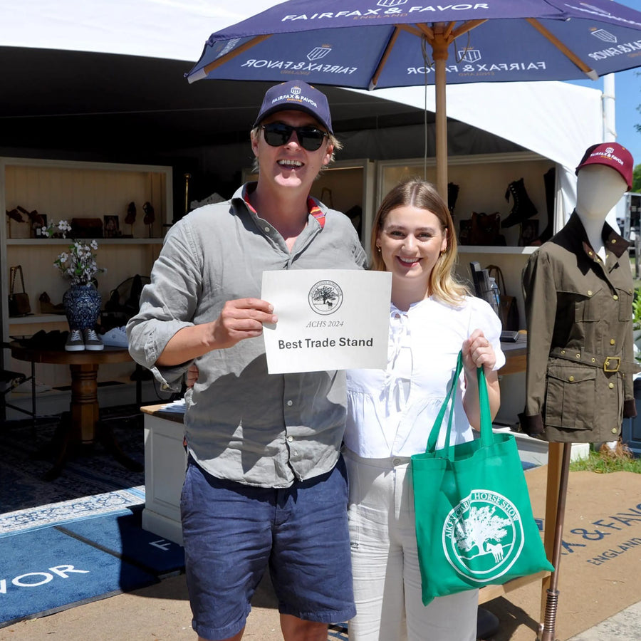 May 2024: Fairfax & Favor US Events team won "BEST TRADE STAND" award at the Aiken (Hunter Jumper) NC - Huge Congratulations to Felix & the US team!