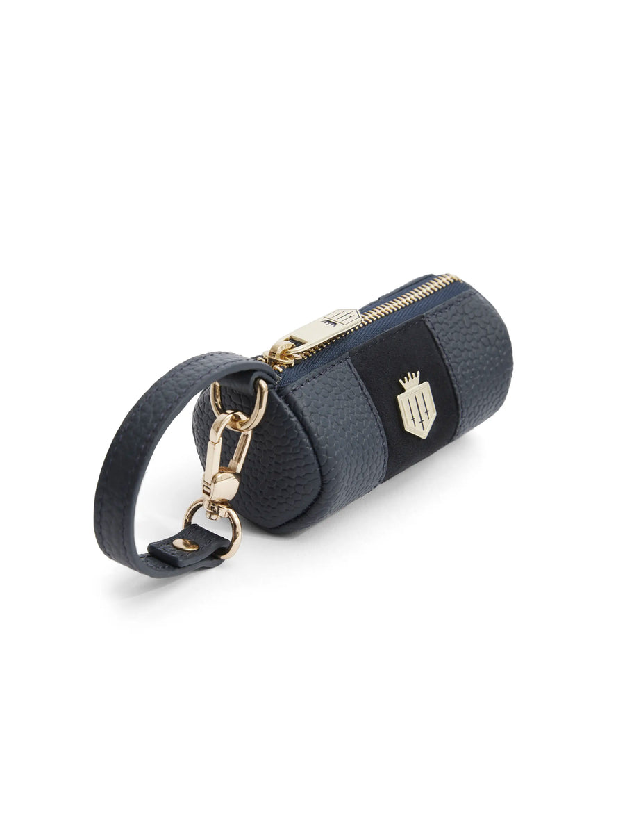 The Dog Bag - Dog Bags Holder - Navy Scotchgrain