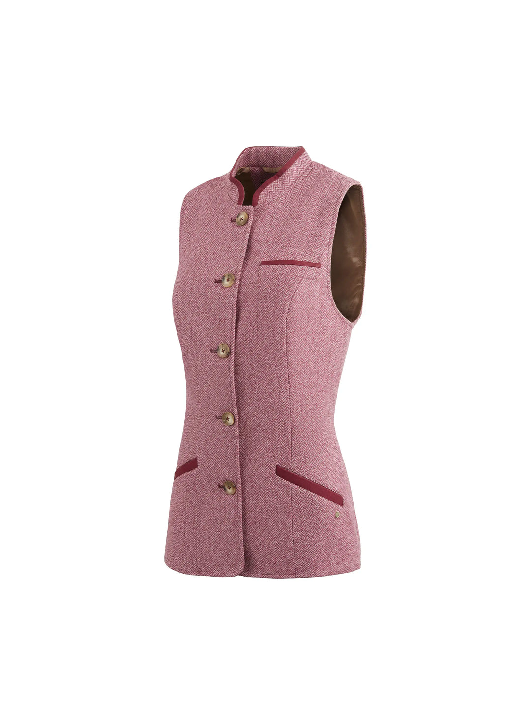 Madeline Gilet - Breast Cancer Now Pink Herringbone - Jackets