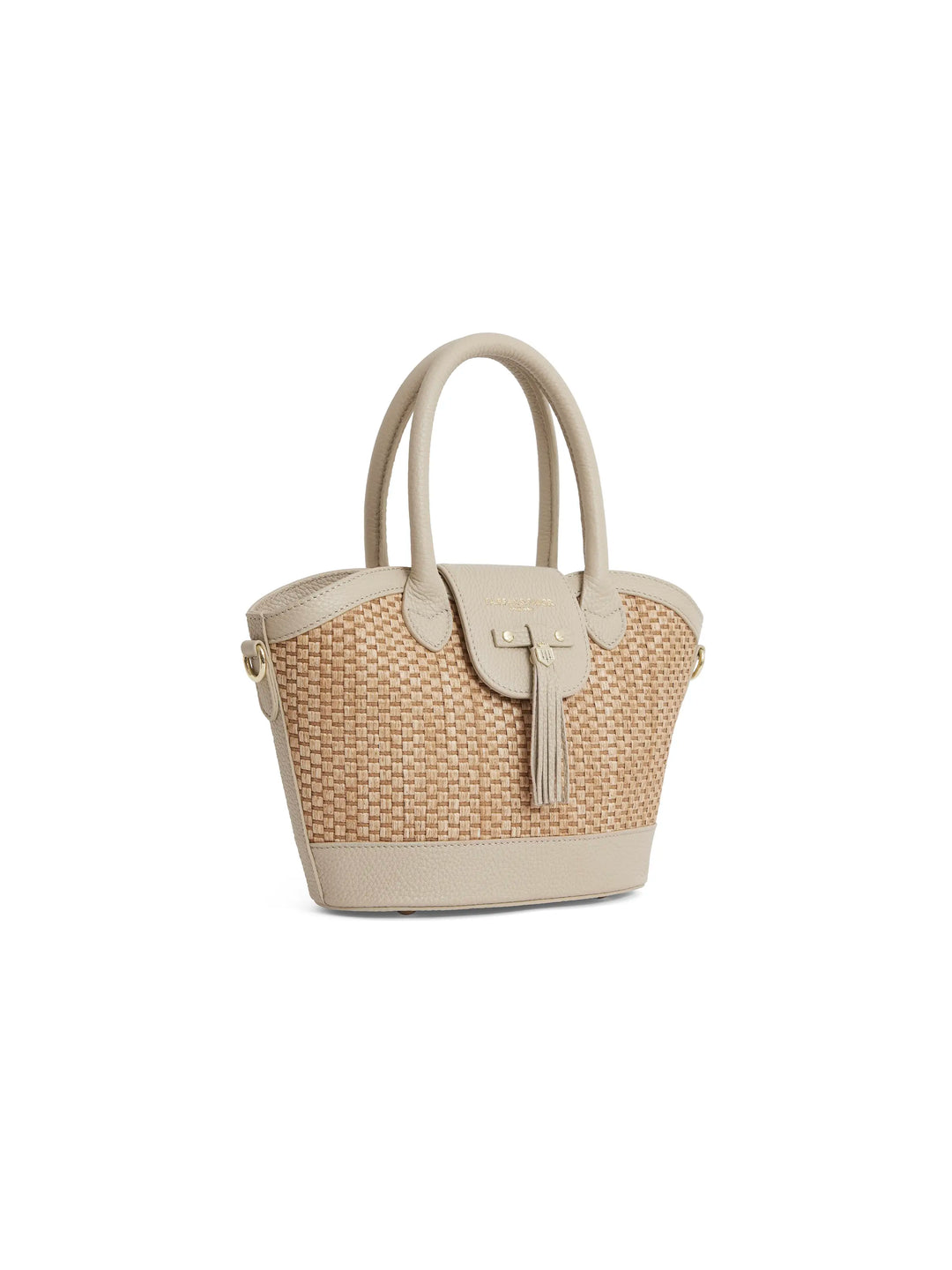 Mini Windsor Basket Bag - Stone Leather - Bags