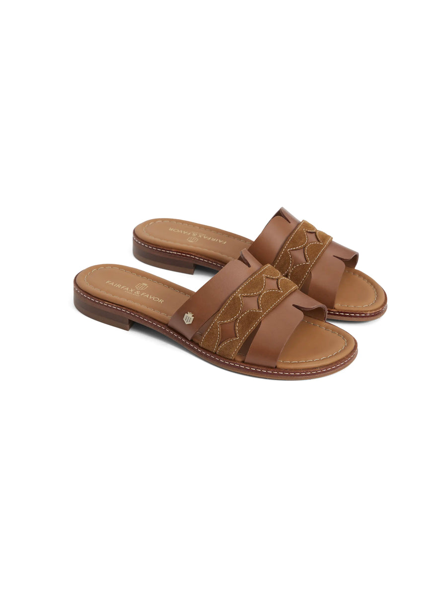 The Ohio - Women's Mules -  Tan Suede