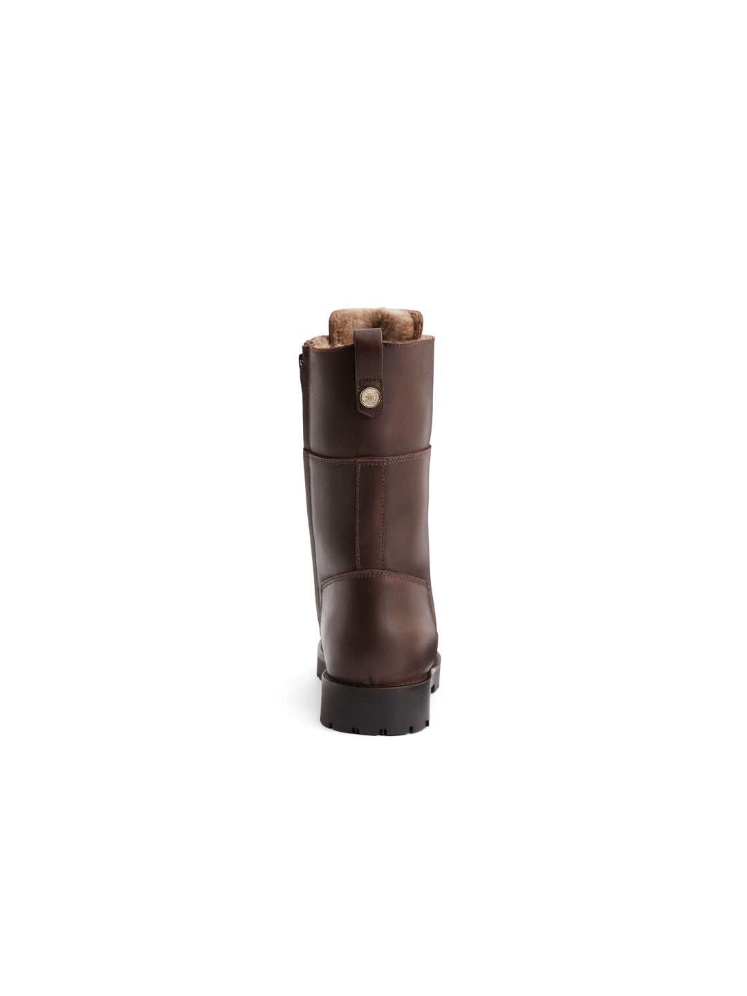 Shearling Lined Anglesey - Mahogany Leather - Ankle Boots
