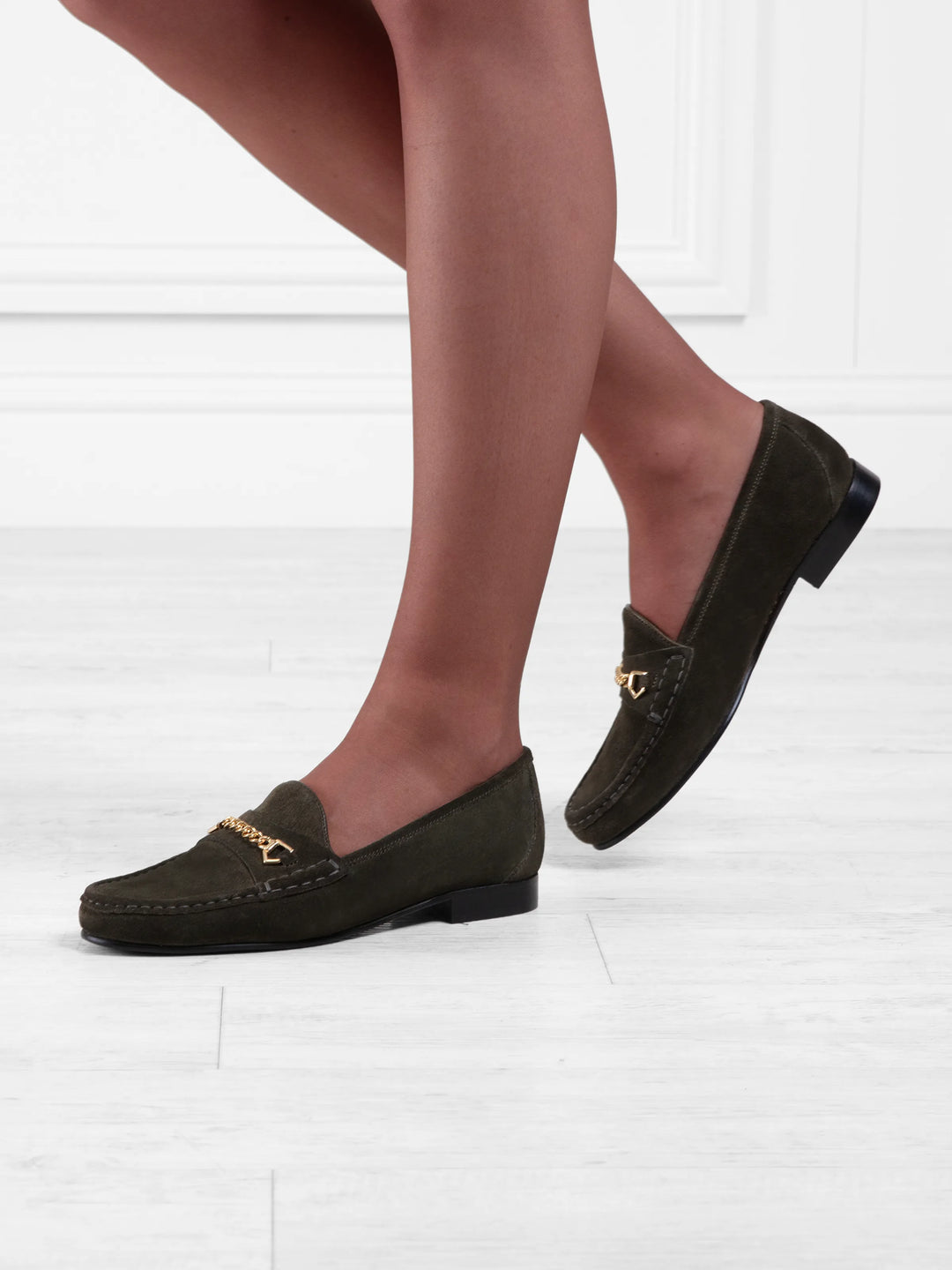 Apsley - Moss Green Suede - Shoes