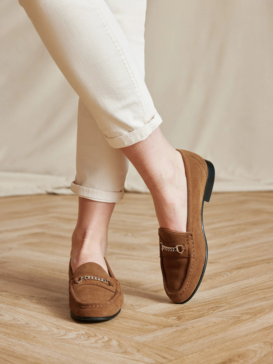 The Apsley - Women's Loafers - Tan Suede
