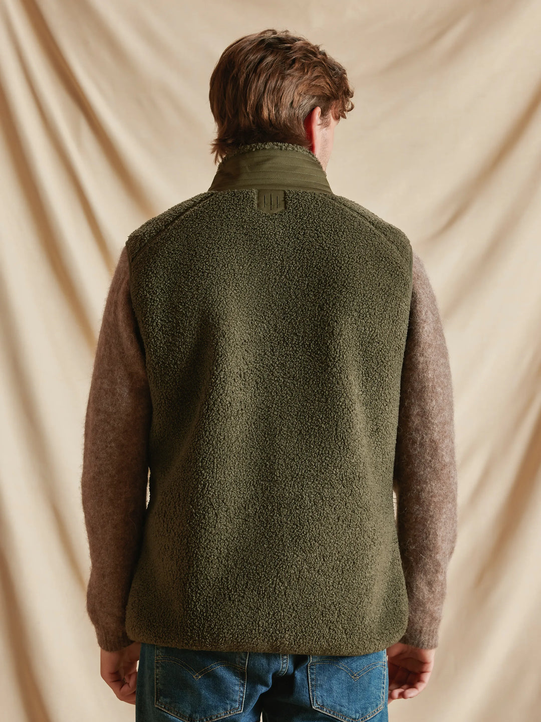 Arlo Fleece Gilet - Khaki - Jackets