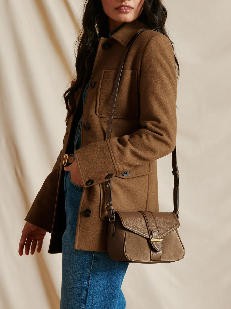 The Aviemore - Women's Crossbody - Tan Suede
