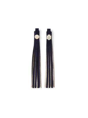 Club Page Suede Tassels - Navy &amp; Gold
