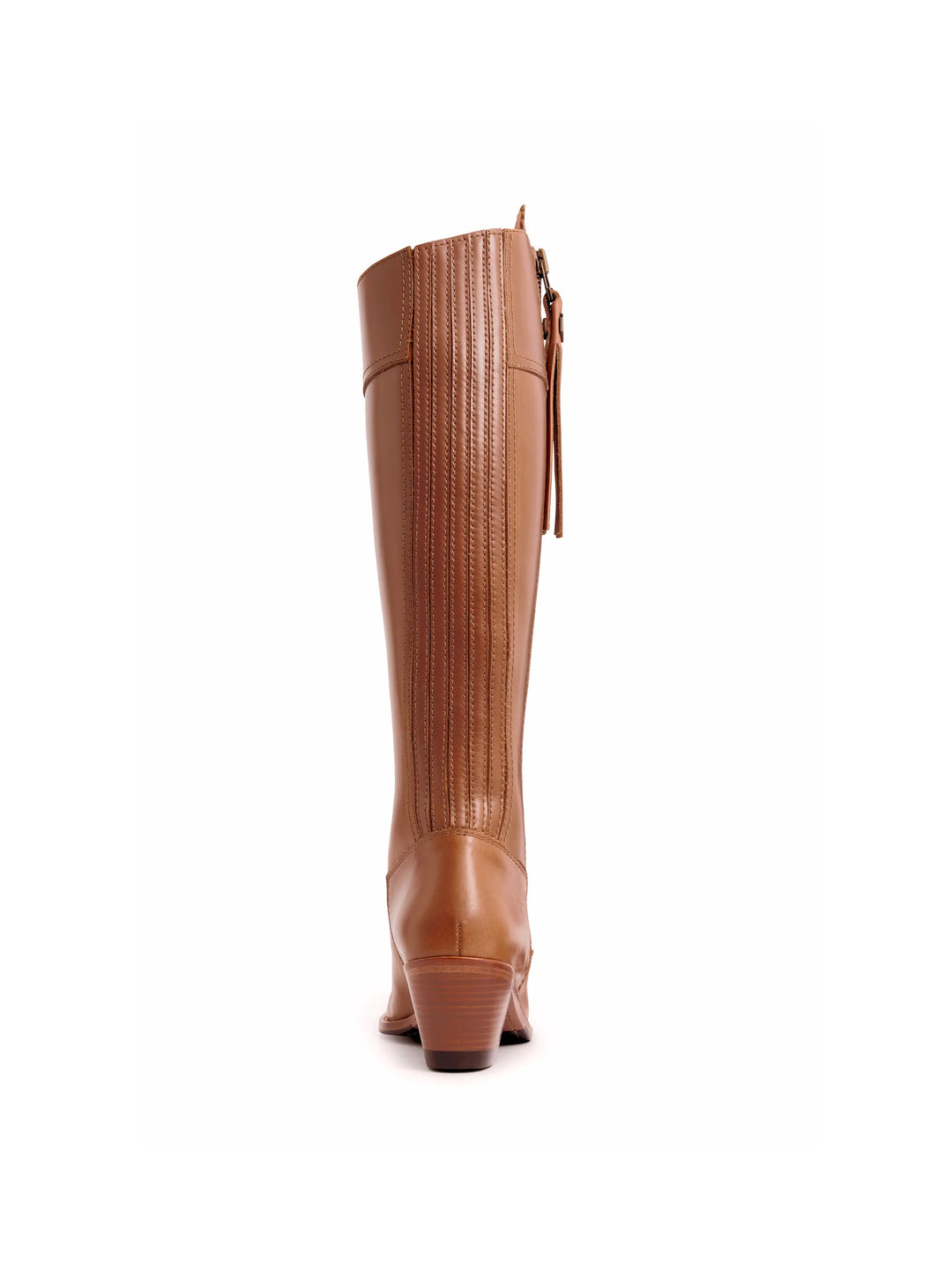 Heeled Regina (Regular Fit) - Tan Leather - Tall Boots