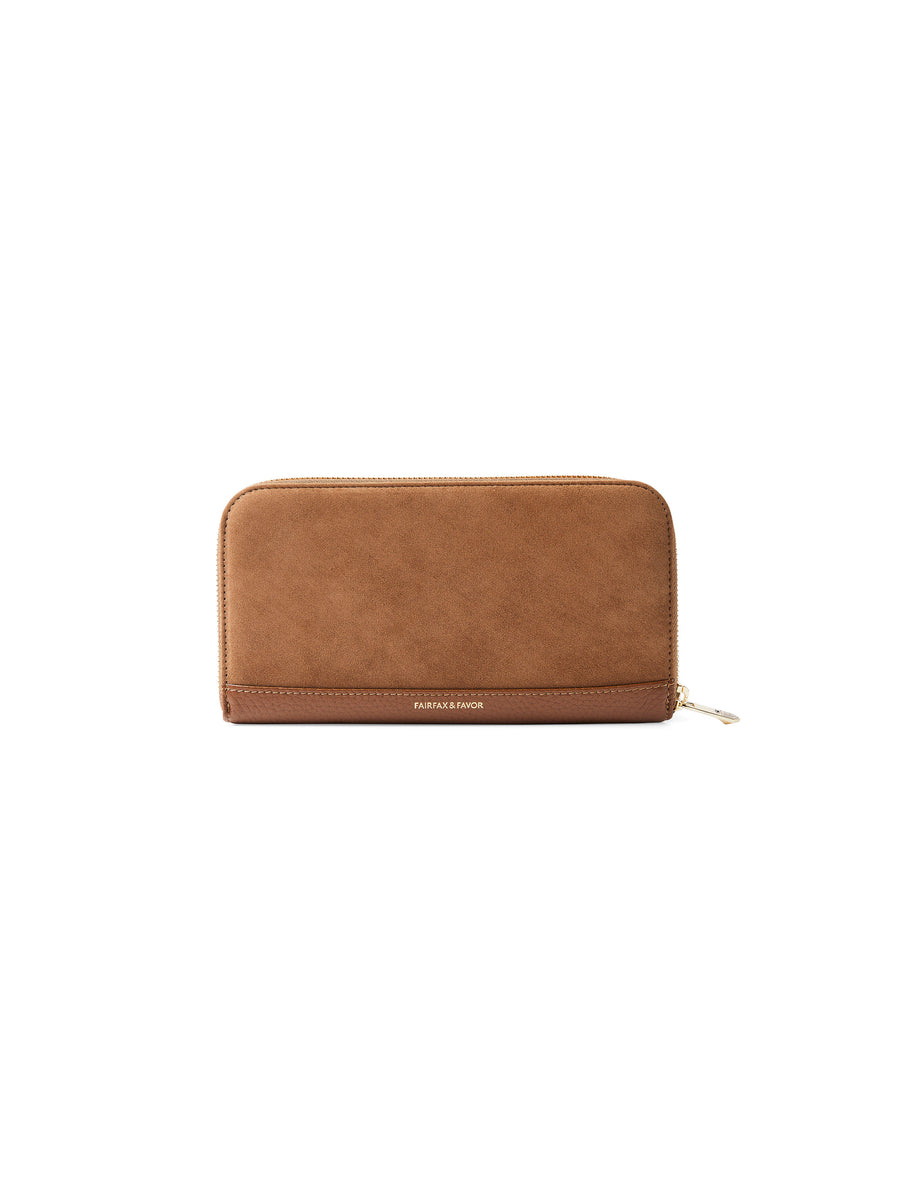 The Salisbury - Women's Purse - Tan Suede
