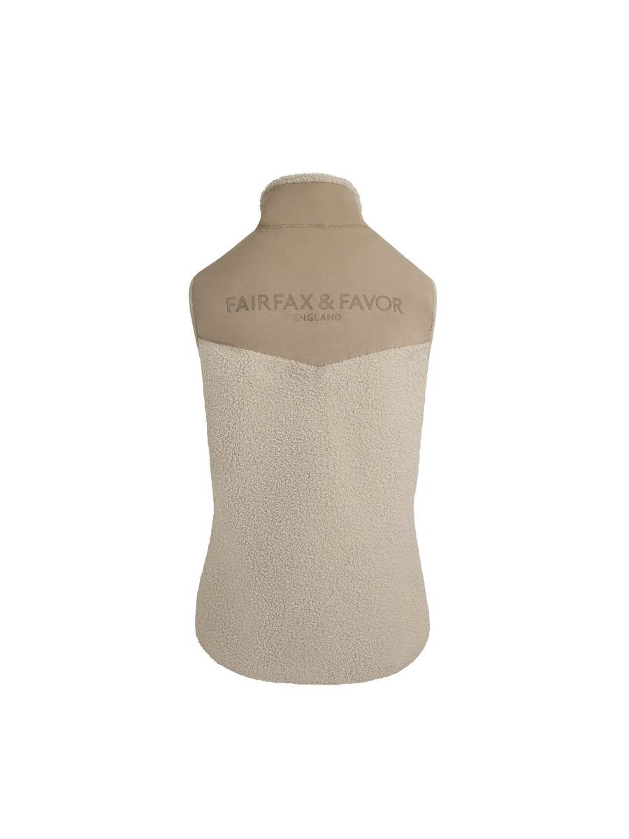 The Agnes - Women's Fleece Gilet - Ecru