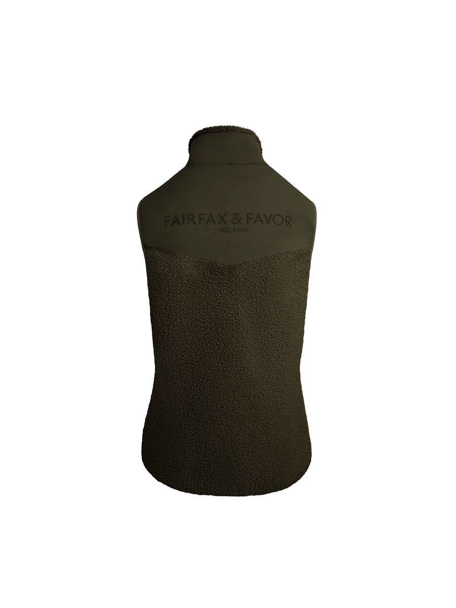 The Agnes - Women's Fleece Gilet - Khaki