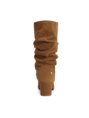 Brown slouch boots uk hot sale