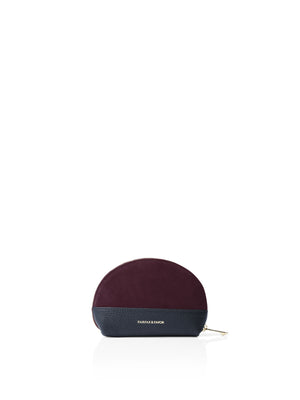 The Chiltern Coin Purse - Plum &amp; Navy (Store Exclusive)