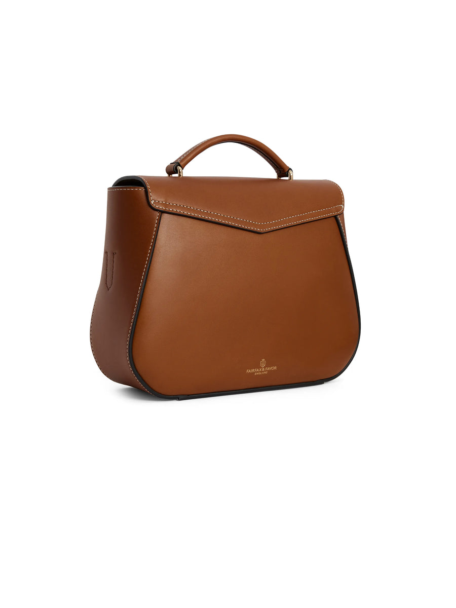 The Blenheim - Women's Crossbody Bag - Tan Leather