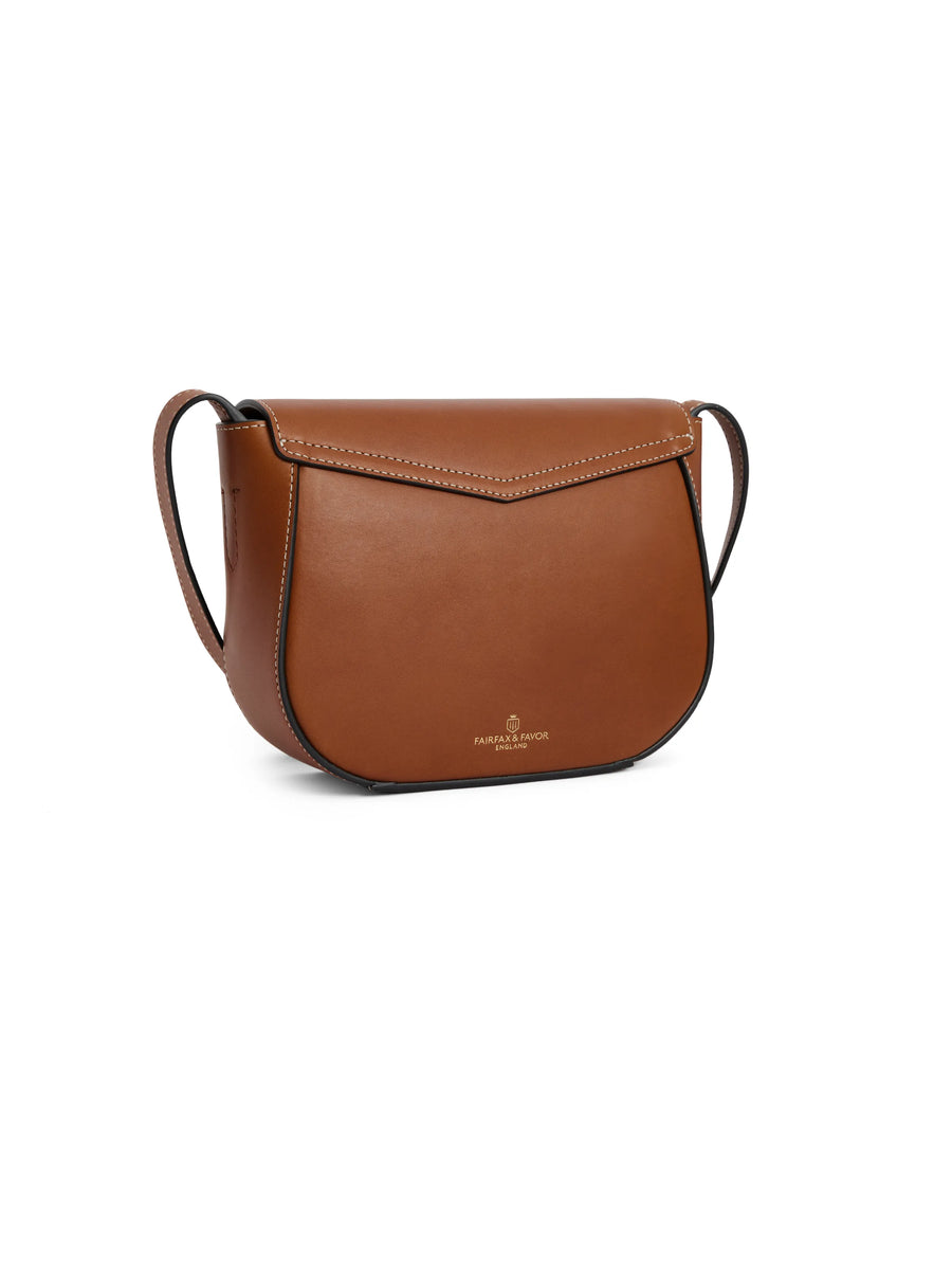 The Blenheim - Women's Saddle Bag - Tan Leather
