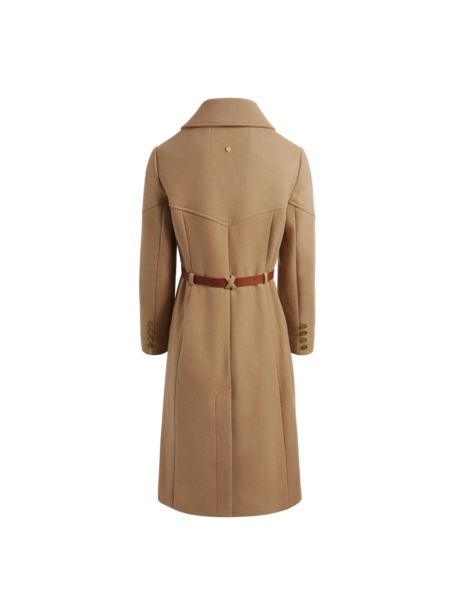 The Victoria - Women's Coat - Camel Wool