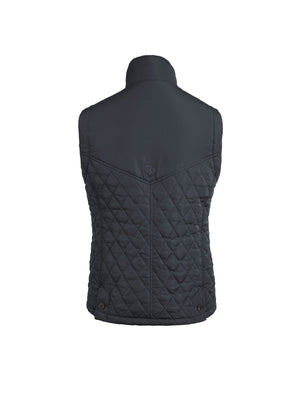 Pafavor Short Sleeve Regular Fit Quilted Gilet Navy