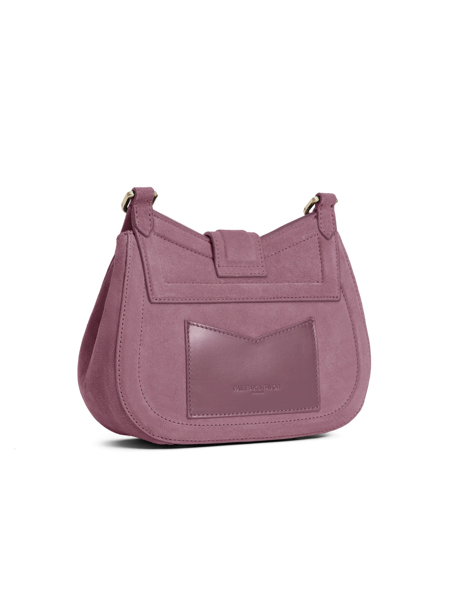 The Langham - Women's Messenger Bag - Heather Suede