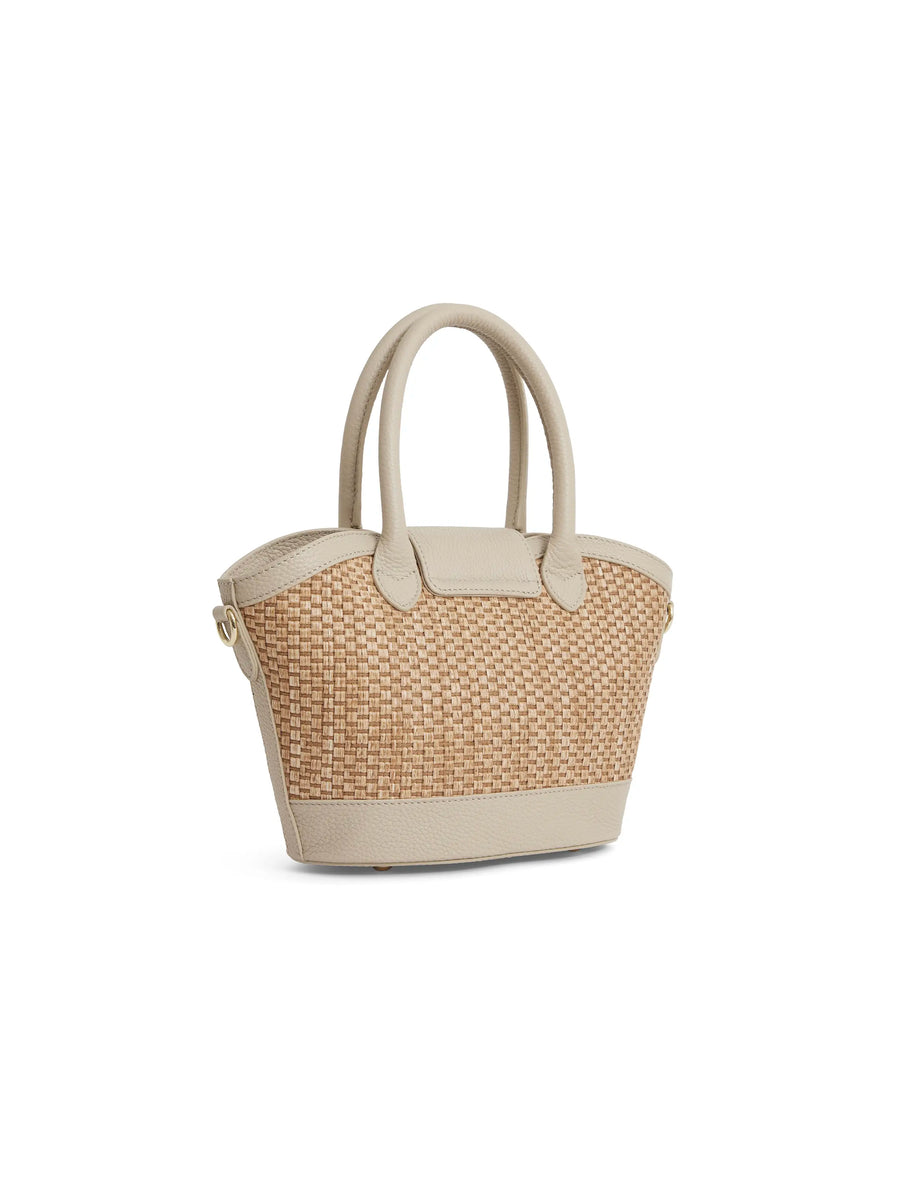 The Windsor - Women's Mini Basket Bag - Stone (Store Exclusive)