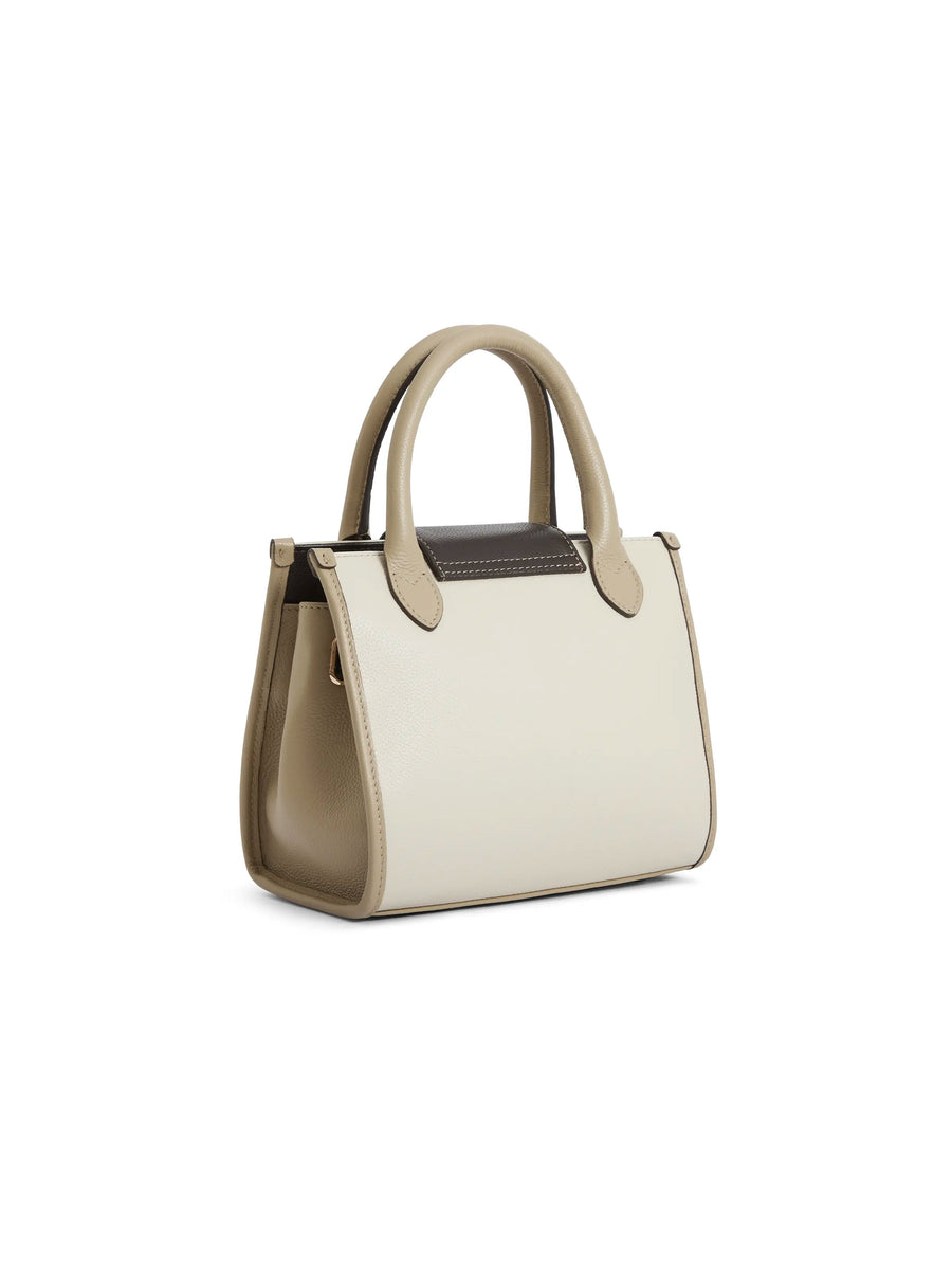The Windsor - Women's Mini Handbag - Neutral Tri-Color Leather