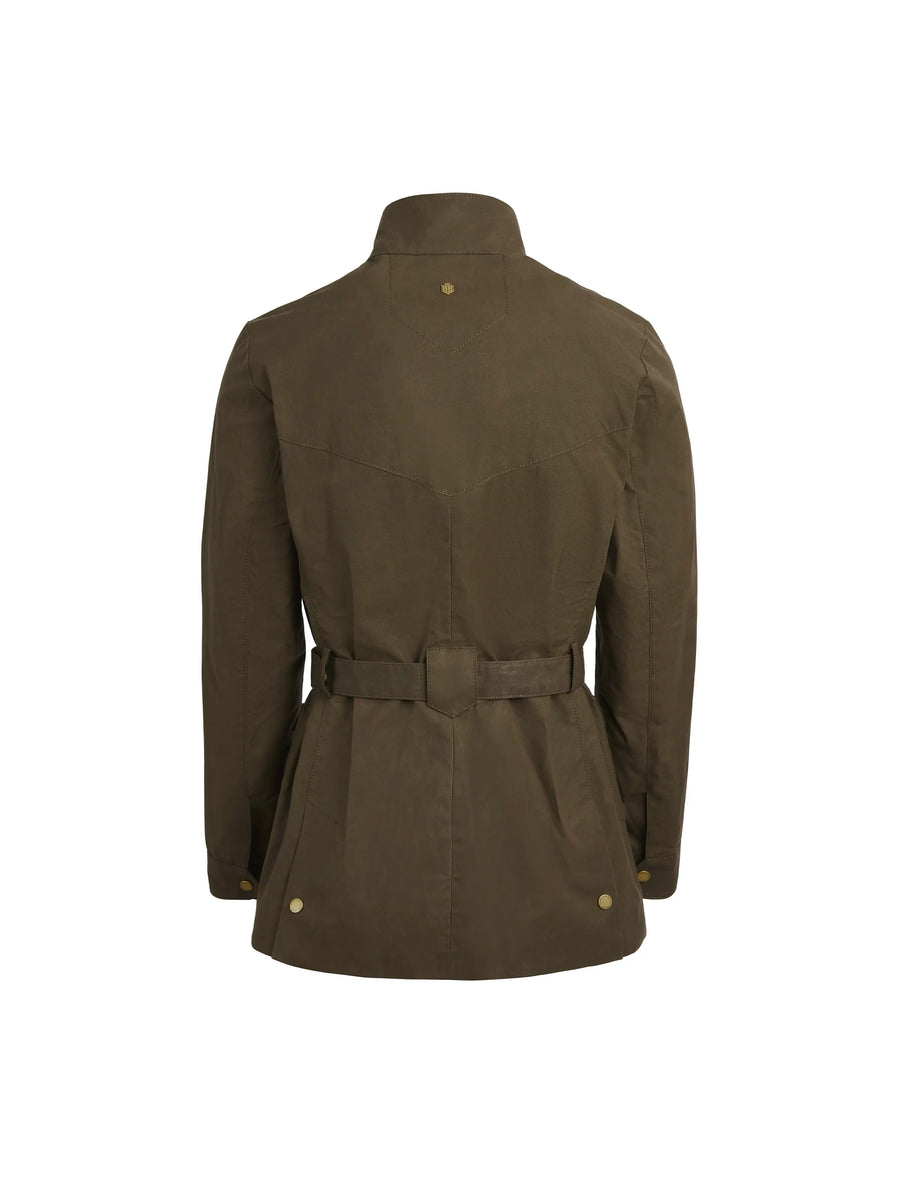 The Sadie - Women's Jacket - Khaki Dry Waxed Cotton
