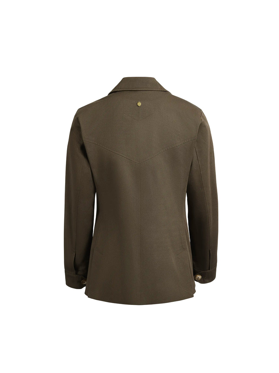 The Savannah - Women's Safari Jacket - Khaki Cotton Drill