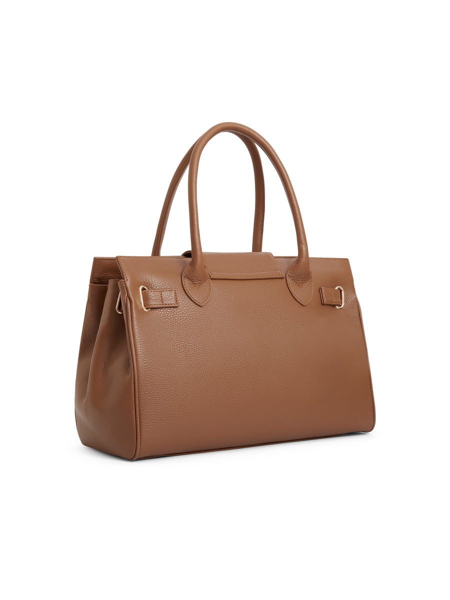 The Windsor - Women's Handbag - Tan Leather