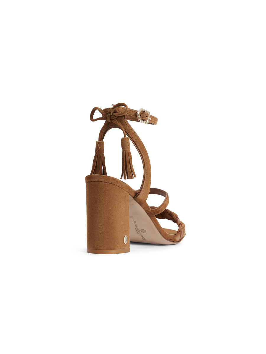 Women's Tuscany Heel Tan Suede