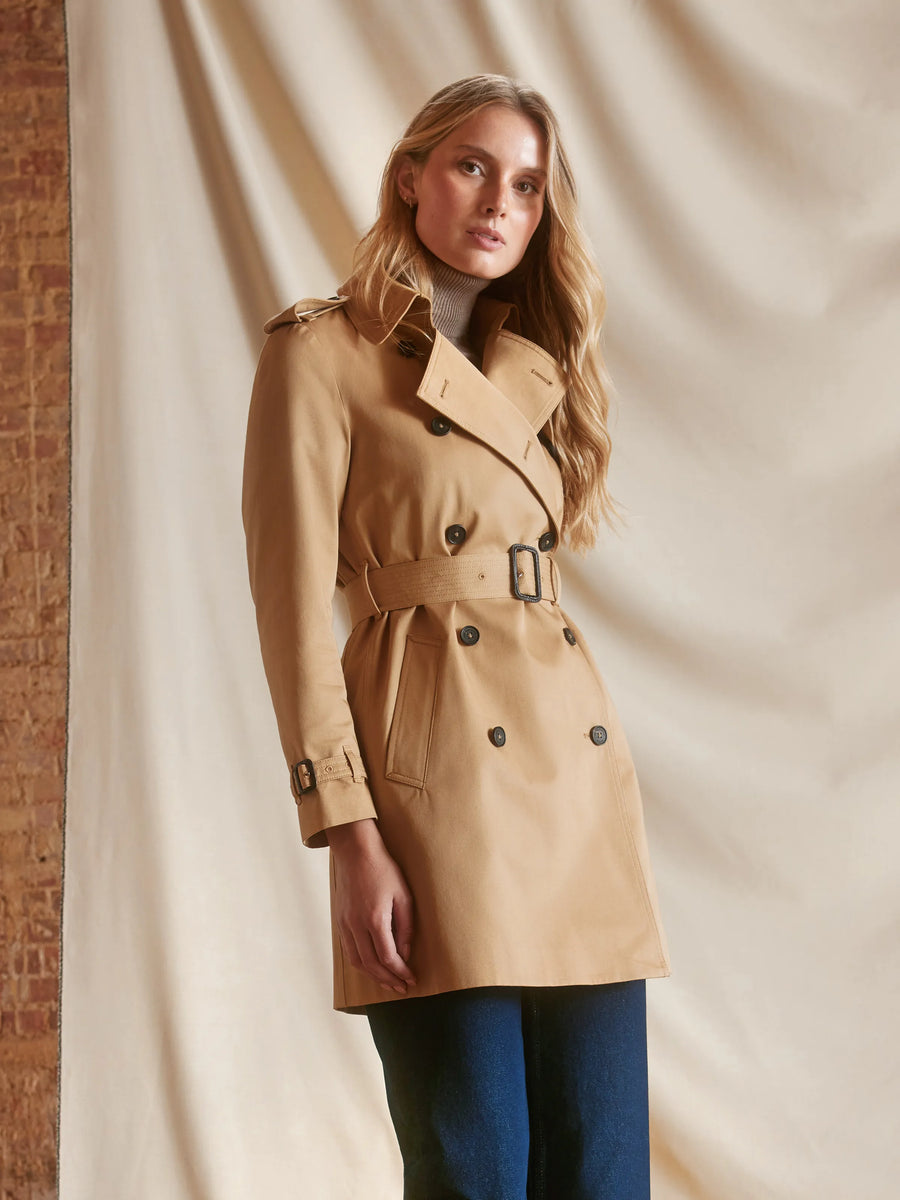 The Bailey - Womens Trench Coat - Sand