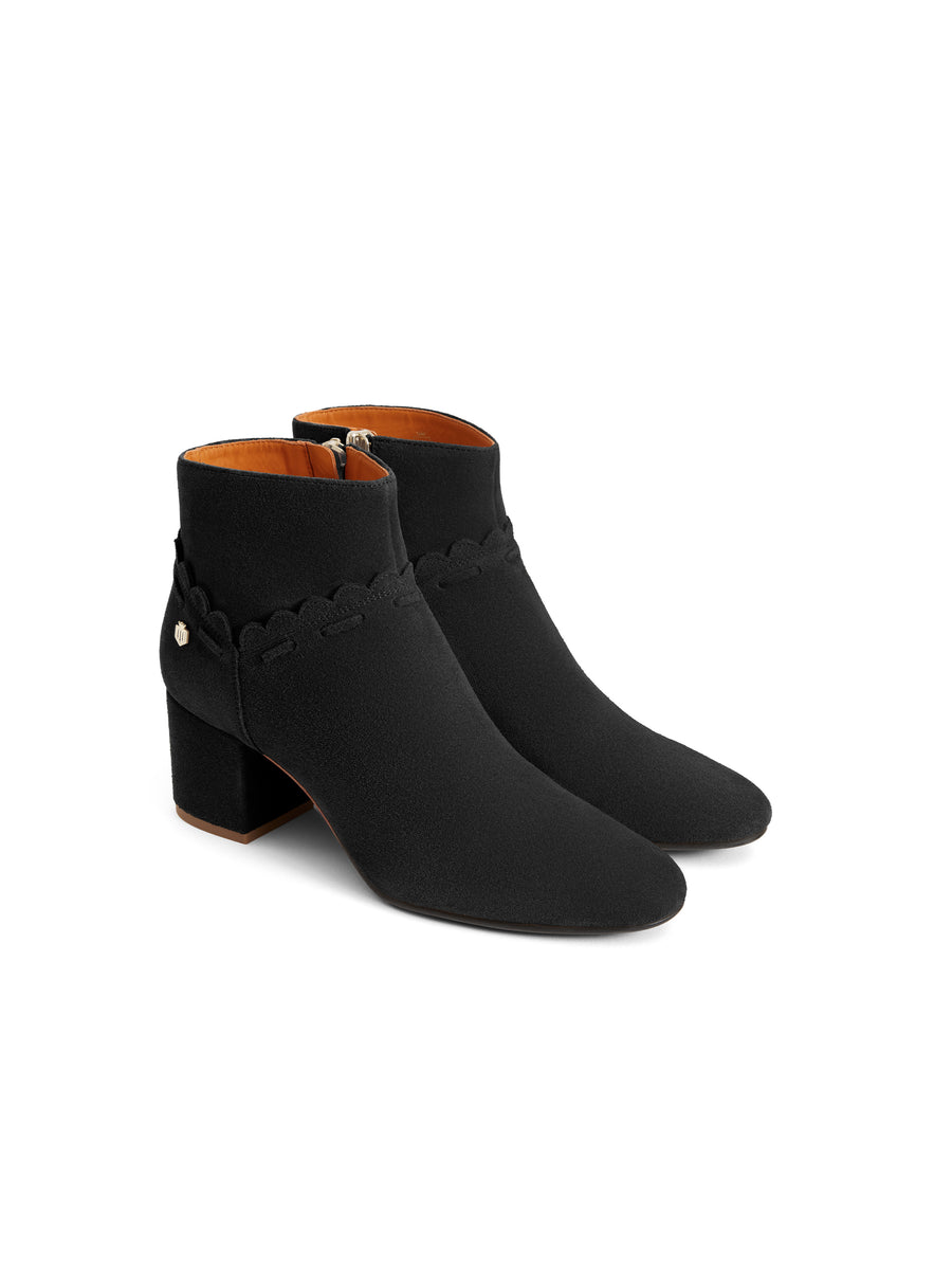 The Bakewell - Women's Ankle Boots - Black Suede