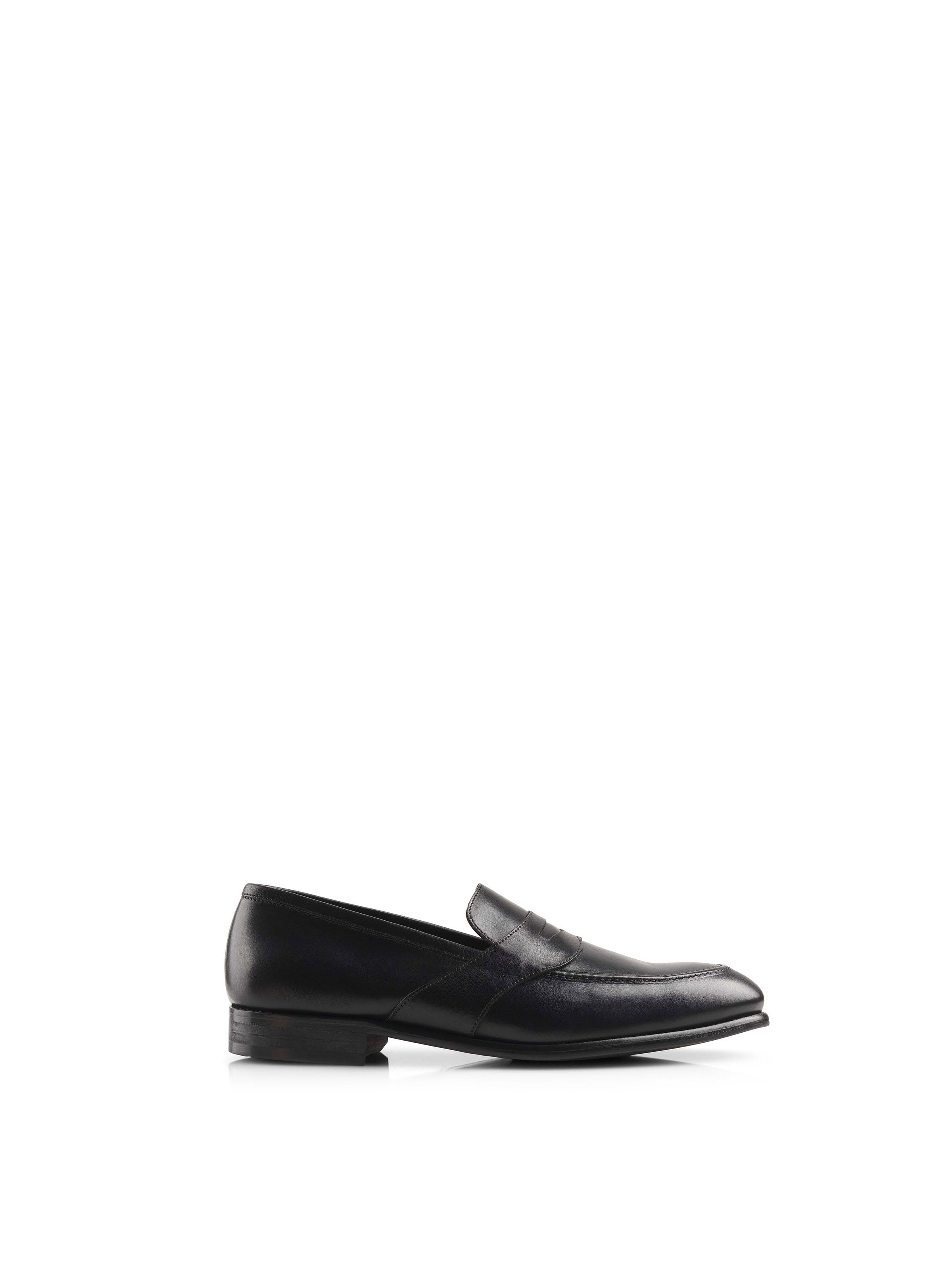 Balmoral - Men's Loafer in Black Leather | Fairfax & Favor
