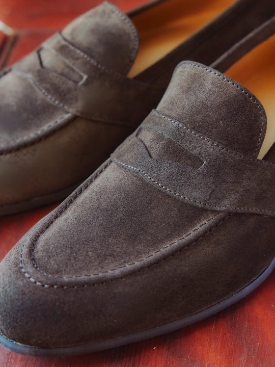 Balmoral - Men's Loafers - Chocolate Suede | Fairfax & Favor