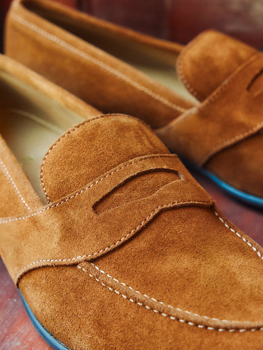 靴 CHURCH'S / BALMORAL suede shoes Museum Cognac and Suede Balmoral Boot - Cobbler Union