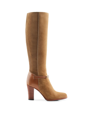 The Heeled Octavia (Sporting Fit) - Tan Suede