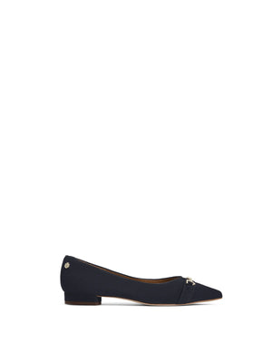 Apsley Women s Ballet Pump Navy Suede Fairfax and Favor Fairfax Favor