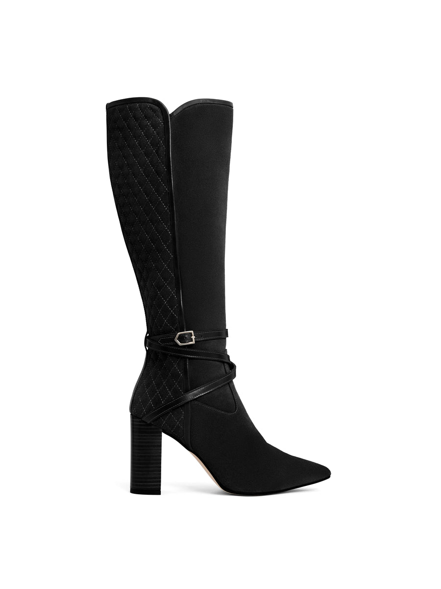 quilted black colour
