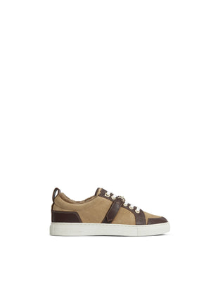 Edinburgh Women s Sneaker Shearling Caramel Fairfax and Favor Fairfax Favor