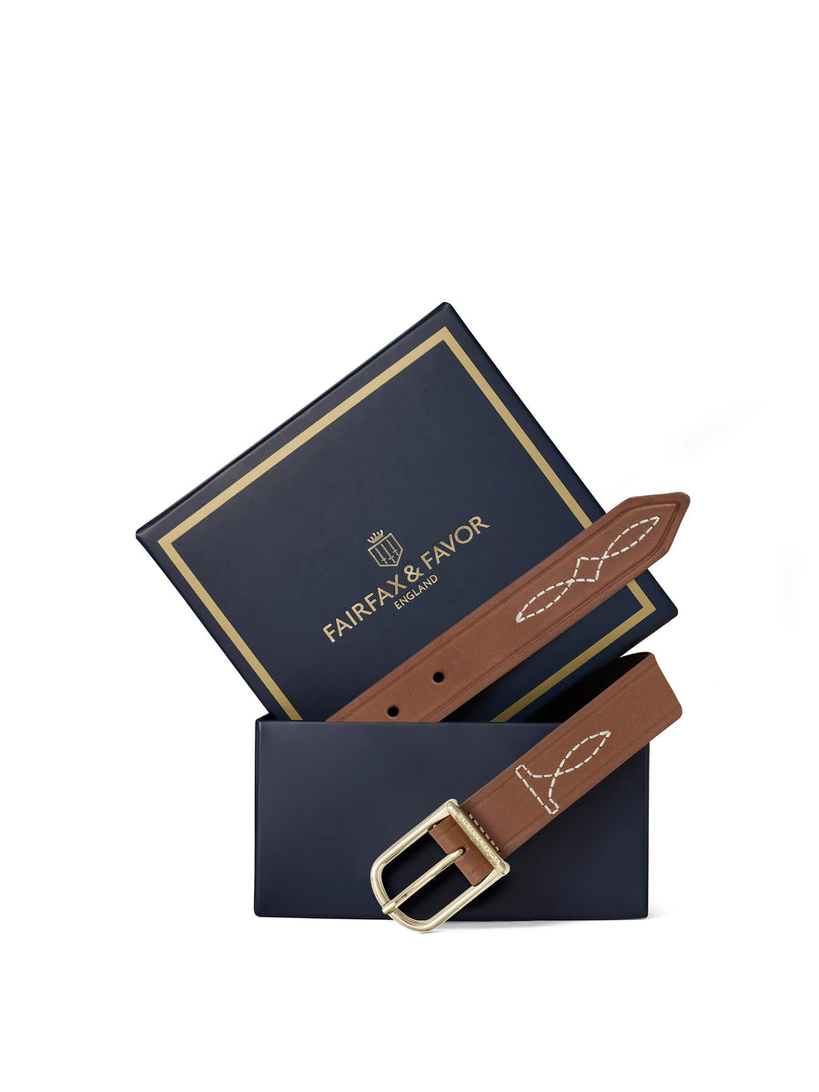The Rockingham - Women's Belt - Tan leather