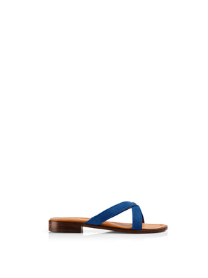 The Holkham - Women's Sandal - Porto Blue Suede