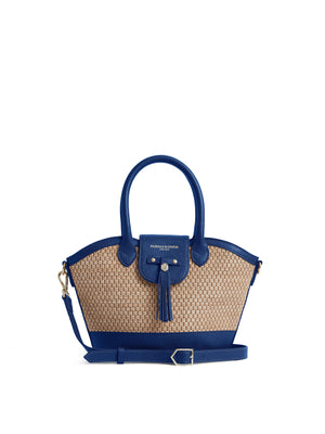 The Windsor - Women's Mini Basket Bag - Porto Blue