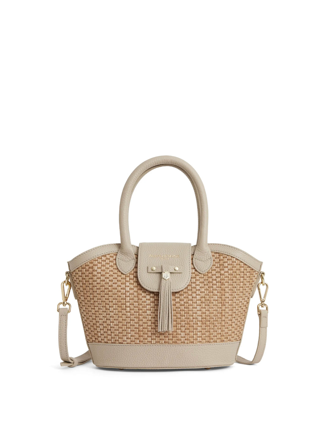 Mini Windsor Basket Bag - Stone Leather - Bags