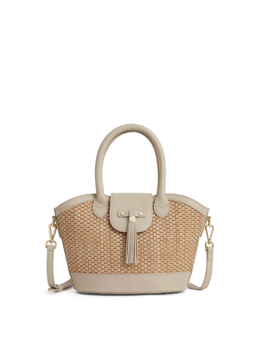 The Windsor - Women's Mini Basket Bag - Stone (Store Exclusive)