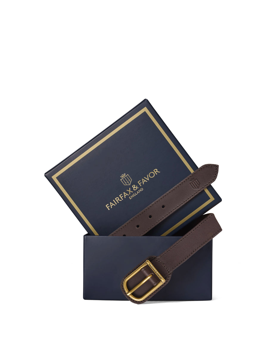 The Pensthorpe - Women's Waist Belt - Mahogany Leather